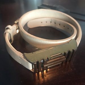 Gold Tory Burch Fitbit Bracelet